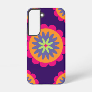 Funda Para Samsung Galaxy S22 Arte con patrón botánico retro genial