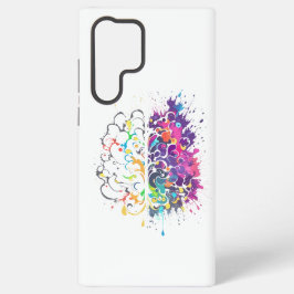 Funda Para Samsung Galaxy S22 Ultra Arte creativo de cerebro izquierdo vs derecho
