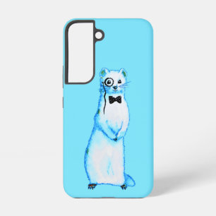 Funda Para Samsung Galaxy S22 Arte de armiño de comadreja blanca Amante de huron