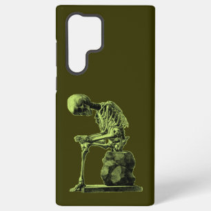 Funda Para Samsung Galaxy S22 Ultra Arte de esqueleto vintage “El Pensador”