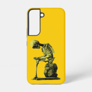 Funda Para Samsung Galaxy S22 Arte de esqueleto vintage “El pensador”