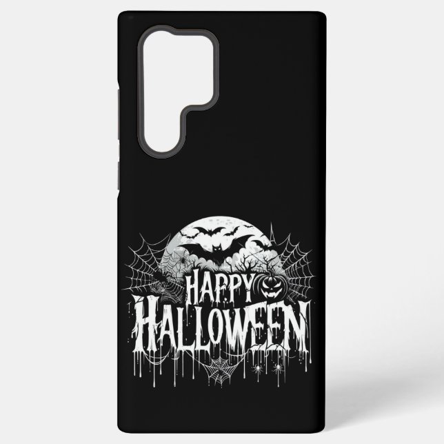 Funda Para Samsung Galaxy Arte de Halloween feliz (Reverso )