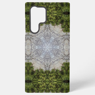 Funda Para Samsung Galaxy S22 Ultra Arte de la naturaleza de musgo verde y tierra