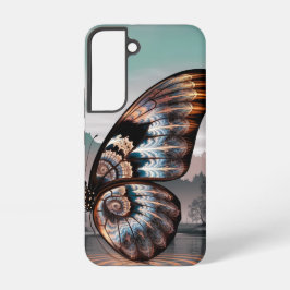 Funda Para Samsung Galaxy S22 Arte de mariposa fractal