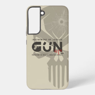 Funda Para Samsung Galaxy S22+ Arte de monograma de arma  