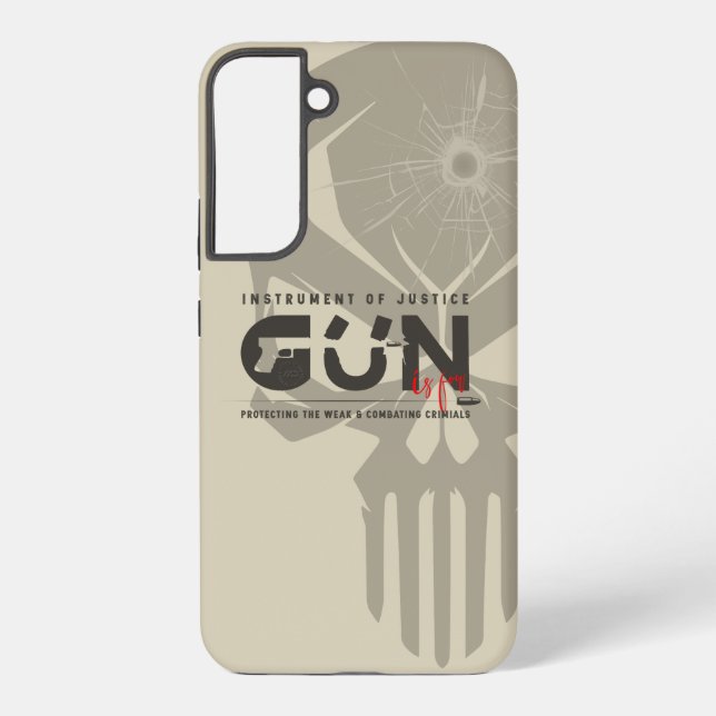 Funda Para Samsung Galaxy Arte de monograma de arma | (Reverso )