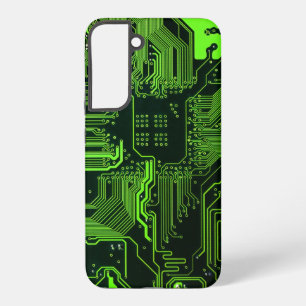 Funda Para Samsung Galaxy S22+ Arte de patrón de traza de placa de circuito PCB v