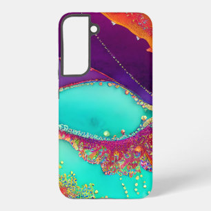 Funda Para Samsung Galaxy S22+ Arte de playa bastante abstracto