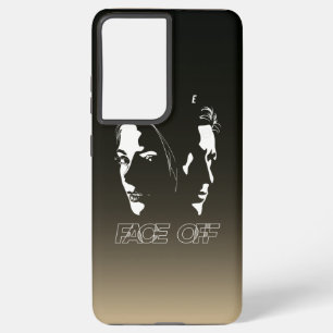 Funda Para Samsung Galaxy S21+ Arte de Silueta de Confrontación Humana  