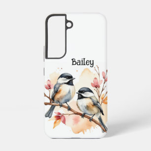 Funda Para Samsung Galaxy S22 Arte de vida silvestre de carbonero de nombre pers