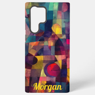 Funda Para Samsung Galaxy S22 Ultra Arte geométrico abstracto vívido personalizado