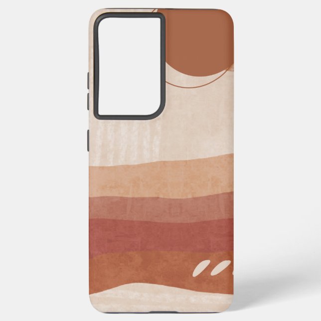 Funda Para Samsung Galaxy Arte paisajístico de montaña acuarela (Reverso )