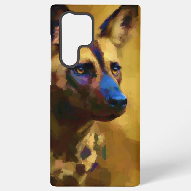 Funda Para Samsung Galaxy Arte perro salvaje africano (Reverso )