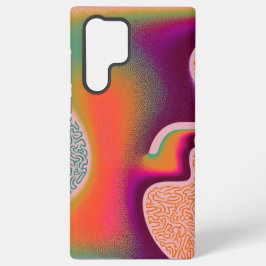 Funda Para Samsung Galaxy S22 Ultra Aura Fluida de Gradiente Granulado Psicodélico Maz