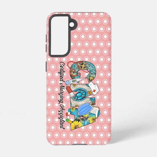 Funda Para Samsung Galaxy Auxiliar de Enfermería certificado de la CNA (Reverso )