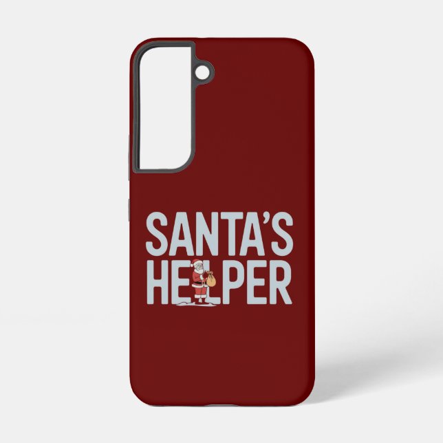 Funda Para Samsung Galaxy Ayudante de Santa Navidad (Reverso )