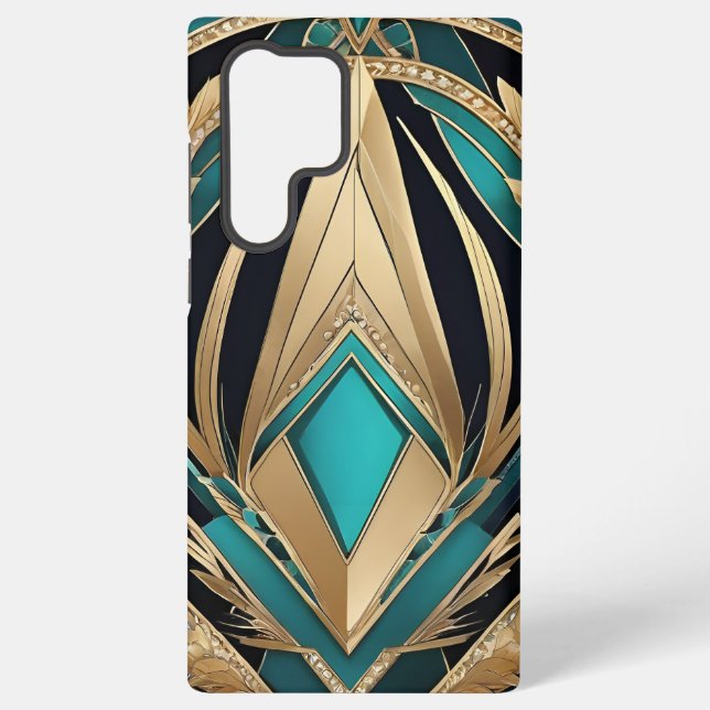 Funda Para Samsung Galaxy Azul abstracto (Reverso )