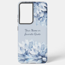 Azul floral floral moderno personalizado