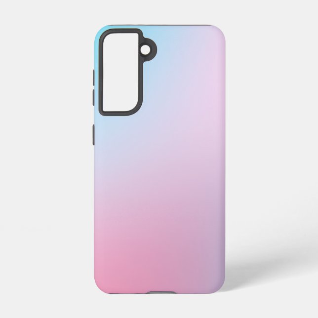 Funda Para Samsung Galaxy Azul rosado Verde azulado contemporáneo (Reverso )