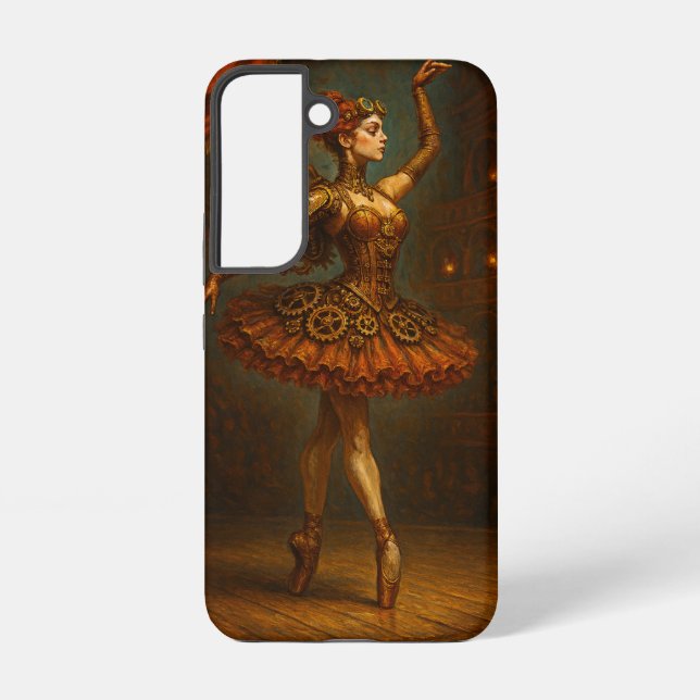 Funda Para Samsung Galaxy Bailarina Steampunk (Reverso )