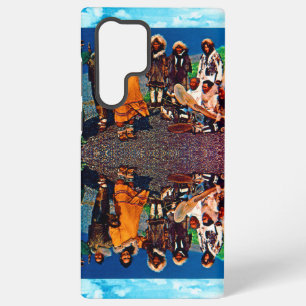 Funda Para Samsung Galaxy S22 Ultra Bailarines esquimales de Alaska Eskimo, Estados Un
