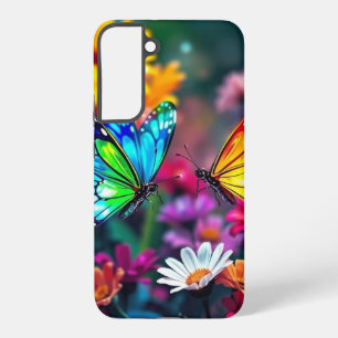Funda Para Samsung Galaxy S22+ Baile caprichoso de las mariposas