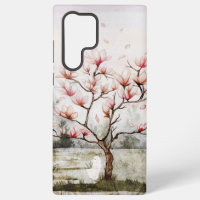 Bajo el árbol de la magnolia