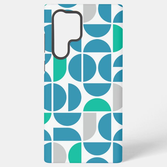 Funda Para Samsung Galaxy Baldosas acuáticas de mediados del siglo (Reverso )