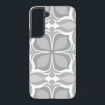 Funda Para Samsung Galaxy S22  Baldosas geométricas neutrales<br><div class="desc">Baldosas ornamentadas a mano con elementos florales</div>