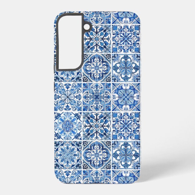 Funda Para Samsung Galaxy Baldosas mediterráneas, portuguesas, azulejo, mall (Reverso )