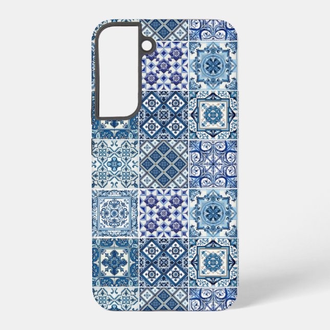 Funda Para Samsung Galaxy Baldosas mediterráneas, portuguesas, azulejo, mall (Reverso )