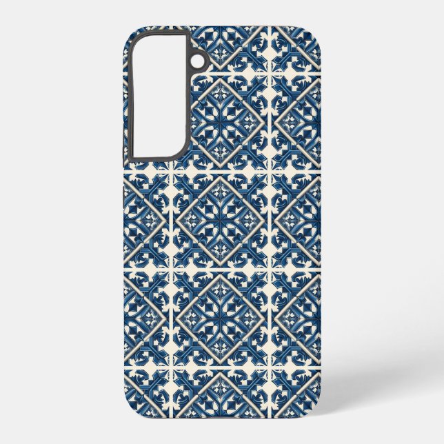 Funda Para Samsung Galaxy Baldosas mediterráneas, portuguesas, azulejo, mall (Reverso )