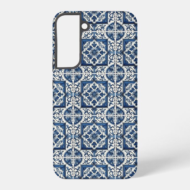 Funda Para Samsung Galaxy Baldosas mediterráneas, portuguesas, azulejo, mall (Reverso )
