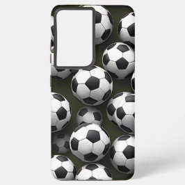 Funda Para Samsung Galaxy S21 Ultra Balones de fútbol