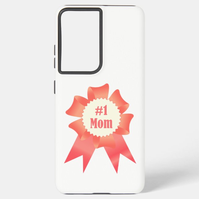 Funda Para Samsung Galaxy Banda ganadora del premio Gratitude Número Uno Mom (Reverso )