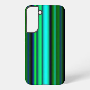 Funda Para Samsung Galaxy S22+ Bandas de arco iris verde azul