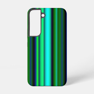 Funda Para Samsung Galaxy S22 Bandas de arco iris verde azul