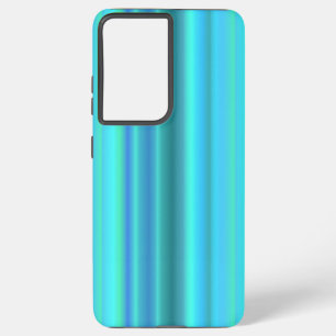 Funda Para Samsung Galaxy S21 Ultra Bandas de arco iris verde azul