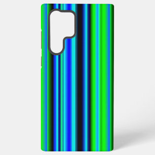 Funda Para Samsung Galaxy S22 Ultra Bandas de arco iris verde azul