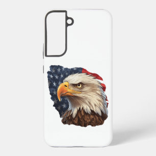Funda Para Samsung Galaxy S22+ Bandera americana águila calva