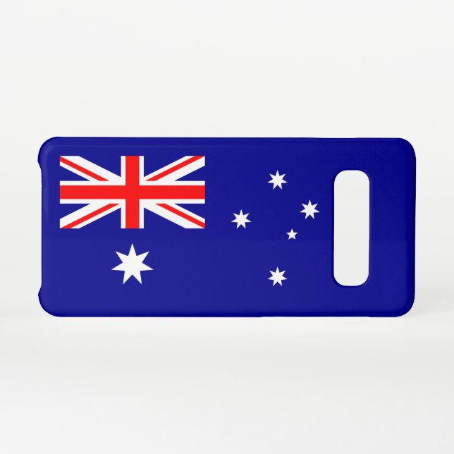 Funda Para Samsung Galaxy Bandera australiana patriótica (Reverso horizontal)