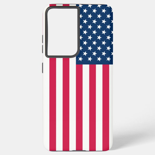 Funda Para Samsung Galaxy Bandera de Estados Unidos (Reverso )
