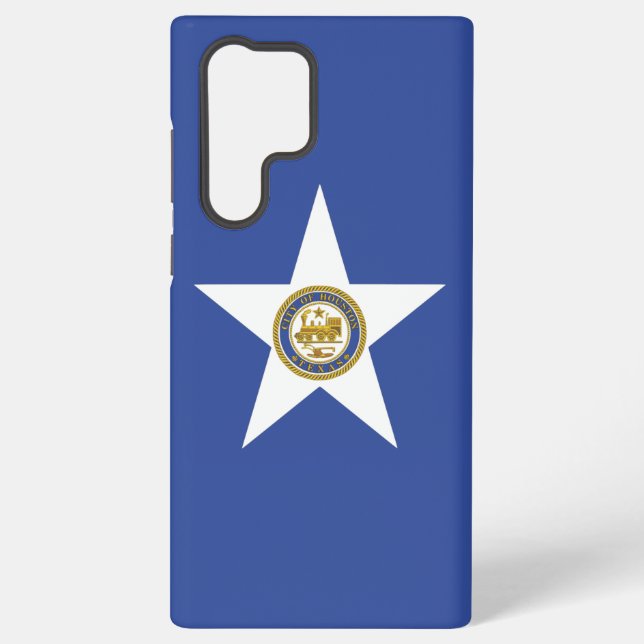 Funda Para Samsung Galaxy Bandera de Houston del Samsung Galaxy S22 Ultra Fu (Reverso )