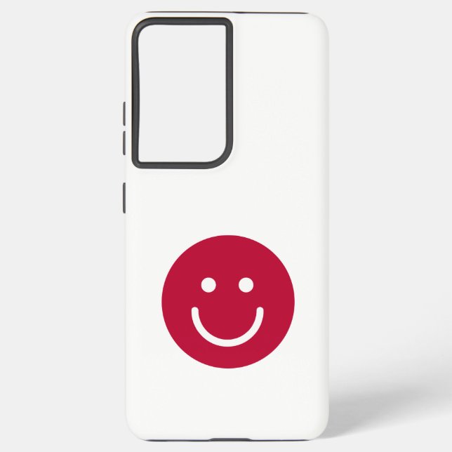 Funda Para Samsung Galaxy Bandera de Japón con cara sonriente (Reverso )