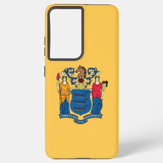 Funda Para Samsung Galaxy Bandera de Nueva Jersey de Samsung Galaxy S21 Ultr (Reverso )