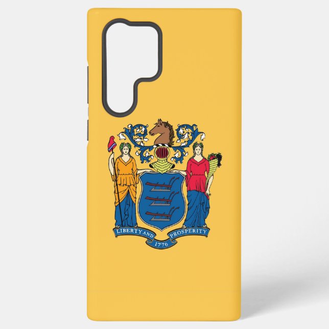 Funda Para Samsung Galaxy Bandera de Nueva Jersey de Samsung Galaxy S22 Ultr (Reverso )