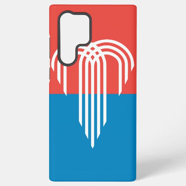 Funda Para Samsung Galaxy Bandera de Samsung Galaxy S22 Ultra Funda Kansas C (Reverso )