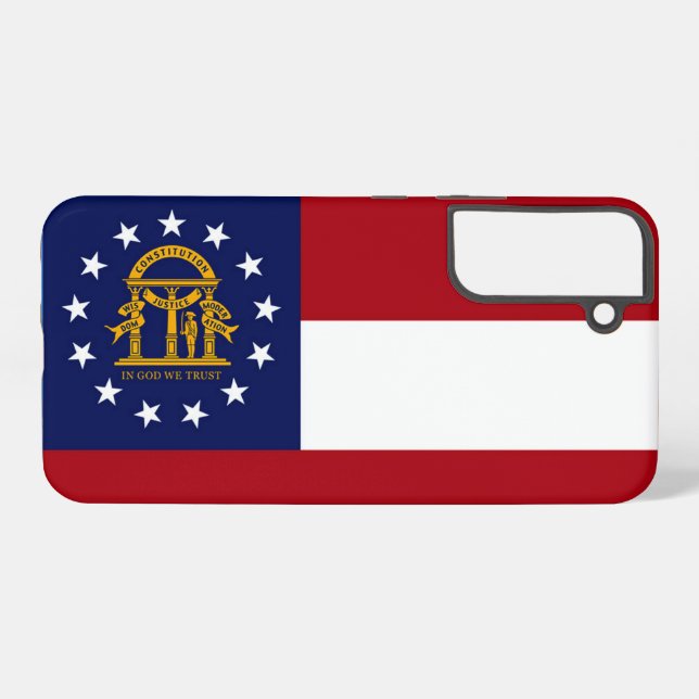Funda Para Samsung Galaxy Bandera del Estado de Georgia (Reverso Horizontal)