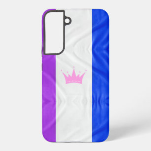 Funda Para Samsung Galaxy S22+ bandera del orgullo de la cultura drag de Slippery