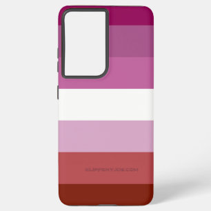 Funda Para Samsung Galaxy S21 Ultra bandera del orgullo lésbico femenino de SlipperyJo